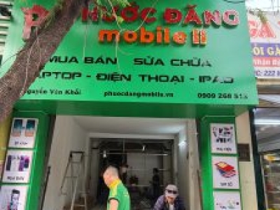 Bảng hiệu cho cửa hàng điện thoại di động