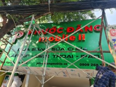 Bảng hiệu cho cửa hàng điện thoại di động
