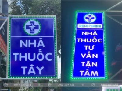 Bảng hiệu nhà thuốc tây