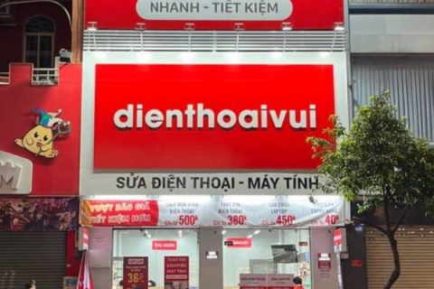 Bảng hiệu cho cửa hàng điện thoại di động