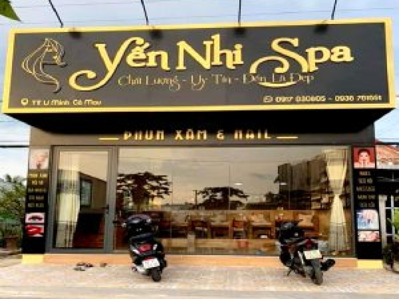 BẢNG HIỆU MẶT DỰNG ALU CHỮ NỔI